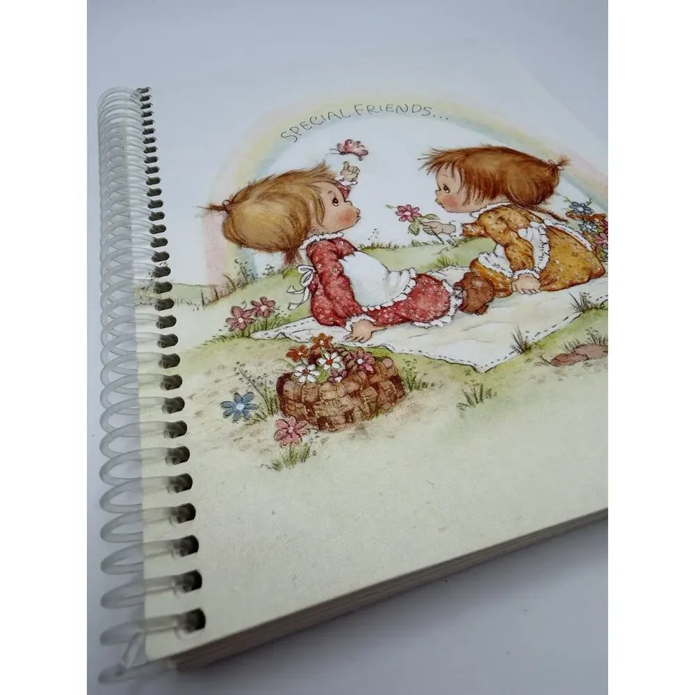 Hallmark Betsey Clark Address Book Special Friends Rainbow Flowers Vintage 1981